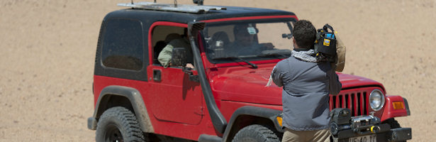 Un cámara graba el coche de Bill y Gary en &#39;Car to the limit&#39;