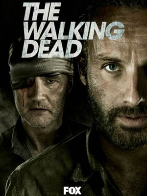 Cartel promocional de la tercera temporada the walking dead