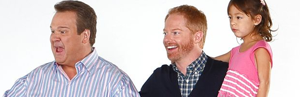 Eric Stonestreet, Jesse Tyler Fergusson y Aubrey Andrerson-Emmons en &#39;Modern Family&#39;
