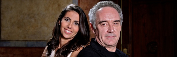 Ana Pastor y el cocinero Ferran Adrià