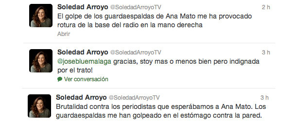 Tuits de Soledad Arroyo