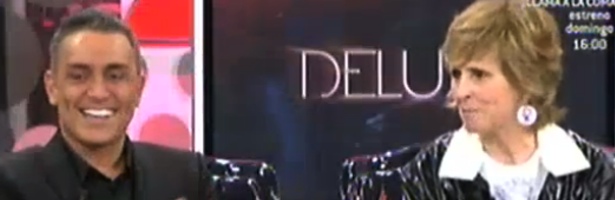 Kiko Hernández y Mercedes Milá en 'Sálvame Deluxe'