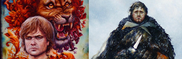 Tyrion Lannister y Samwell Tarly en los pósters de 'Juego de tronos' de Mondo
