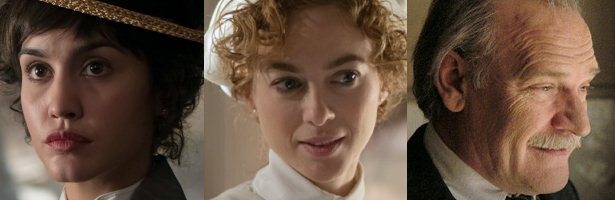 Megan Montaner, Marta Hazas y Lluis Homar caracterizados como sus personajes de &#39;Gran Hotel&#39;