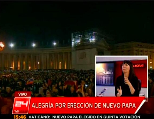 Captura de la televisión chilena TVN