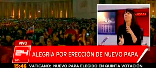 Imagen manipulada de TVN