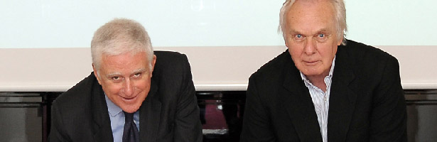 Paolo Vasile y Jan Mojto firman el acuerdo para coproducir 'Alatriste'