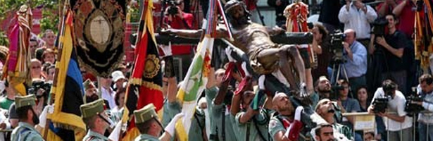 Los legionarios en la Semana Santa de Málaga