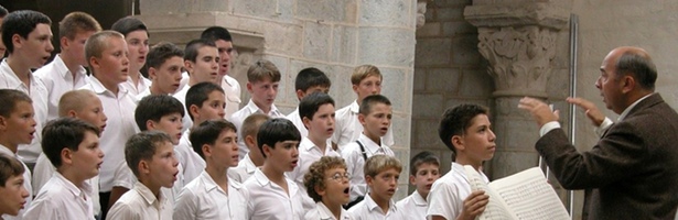 Escena de la película "Los chicos del coro"