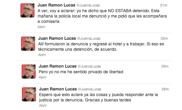 Últimos tuits de Juan Ramón Lucas
