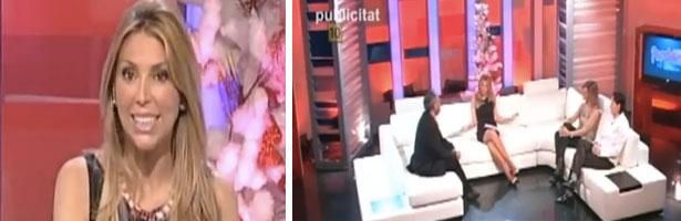 Sonia Arenas en el plató de 'Perdona?'