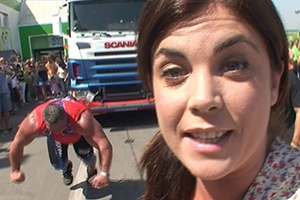 Villar en un reportaje