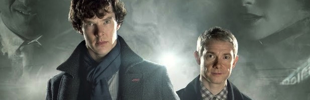 Sherlock Holmes y Watson, en la serie
