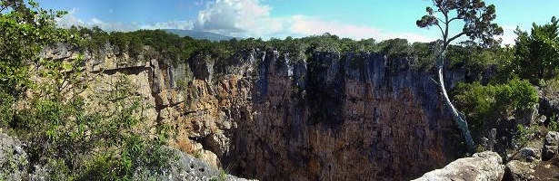 Imagen del Hoyo Cimarrón, donde tendrá lugar la gran prueba final (Guatemala)