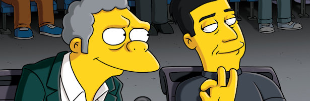 Moe Szysklak en uno de los capítulos de 'Los Simpson'
