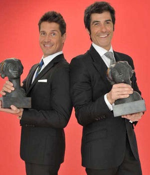 Presentadores de la última gala: Jaime Cantizano y Jorge Fernández