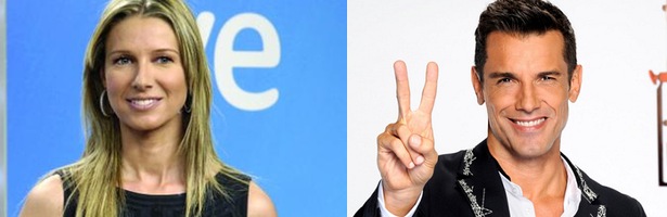 Anne Igartiburu y Jesús Vázquez