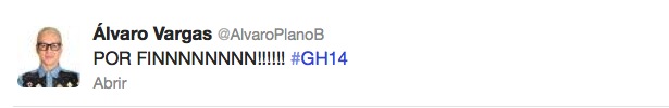 Twitter oficial de Álvaro Vargas