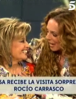 Rocío Carrasco sorprende con su visita inesperada a María Teresa Campos en '¡Qué tiempo tan feliz!'