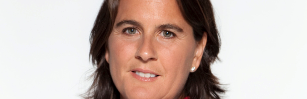 Conchita Martínez, comentarista del Open de Tenis de Madrid en laSexta