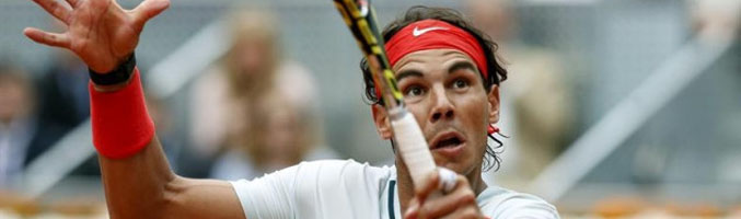 Rafa Nadal en el Madrid Open