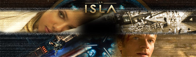 Imagen promocional de 'La isla', protagonizada por Ewan McGregor y Scarlett Johansson