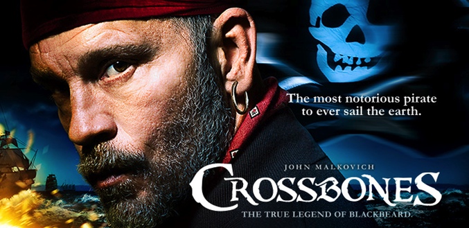 John Malkovich protagoniza 'Crossbones' en el papel de Barbanegra