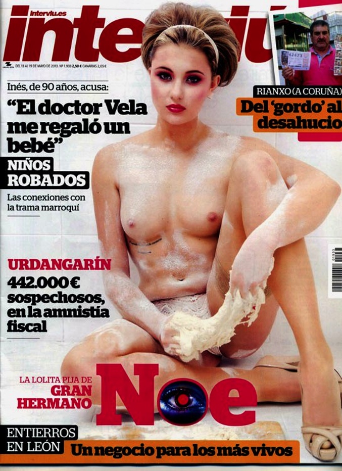 Noe, de 'Gran Hermano catorce', se desnuda para Interviú