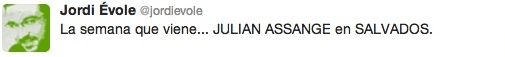 Tweet de Jordi Évole
