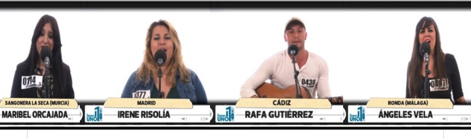  src="https://www.formulatv.com/images/noticias/31000/31043/5.jpg##677##200"/><p></p></div> </p><p><b>17. Lorena Calero, 31 años (Mislata, Valencia)</b></p><p>Decidió dedicarse al mundo de la música tras ver, con 18 años, "El fantasma de la ópera". No fue una mala decisión, ya que se ha convertido en cantante profesional, participando en obras como "Jesucristo Superstar" o en una gira latinoamericana junto a <a target="_blank" href="https://www.bekia.es/celebrities/joan-manuel-serrat/">Serrat</a> y <a target="_blank" href="https://www.bekia.es/celebrities/joaquin-sabina/">Sabina</a>. La valenciana tiene una fuerte personalidad que quiere mostrar sobre el escenario de 'El número uno'.</p><p><b>18. Álvaro Puertas, 31 años (Villaviciosa de Odón, Madrid)</b></p><p>Trabajó con Concha Velasco en "<a href="https://www.formulatv.com/series/las-chicas-de-oro-espana/">Las chicas de oro</a>". Álvaro está acostumbrado a estar delante de las cámaras. Tiene los estudios de lírico. Actualmente participa en el musical de "La Bella y la Bestia". Simpático y natural, es muy exigente consigo mismo y está hecho todo un padrazo. </p><p><b>19. Jose Truchado, 50 años (Madrid)</b></p><p>Lleva 20 años dedicado al mundo de la música. Además, ha trabajado detrás de las cámaras en multitud de películas. Actualmente actúa sobre los escenarios junto a su pareja, Irene Risolía, que es también una de las candidatas en el casting final.</p><p><b>20. Mel Semé, 35 años (Tiana, Barcelona)</b></p><p>Vino de Cuba a Europa. Su destino no era España, pero el buen clima le atrajo hasta aquí. Proviene de una familia de músicos. Hace versiones de todo lo que canta y tiene, entre manos, un proyecto artístico que, de entrar en 'El número uno' tendría que esperar. </p><p><div class="imgnctxt"><img loading="lazy" alt=