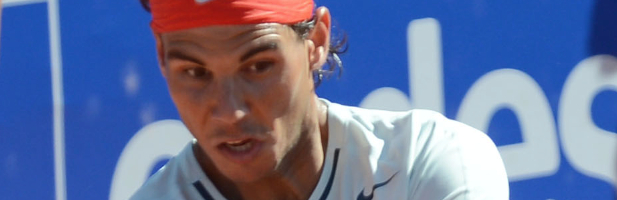 Rafa Nadal en uno de sus partidos de tenis