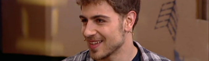 Enzo Vizcaíno en el plató de &#39;Así nos va&#39;