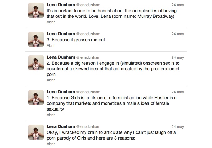 Twitter Lena Dunham
