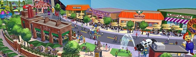 Así será uno de los paseos del futuro parque temático basado en 'Los Simpson'