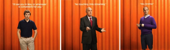 Michael Cera, Jeffrey Tambor y Tony Hale en 'Arrested Development'