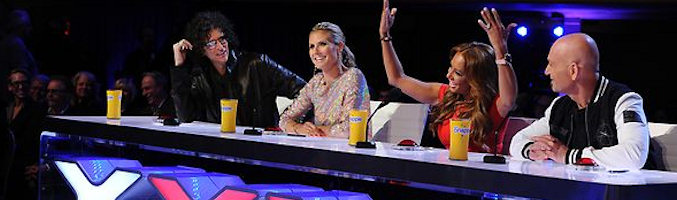 Howard Stern, Heidi Klum, Mel B y Howie Mandel en el jurado de 'America's Got Talent'