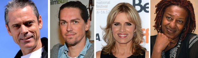 C. Thomas Howell, Steve Howey, Kim Dickens y C.C.H. Pounder