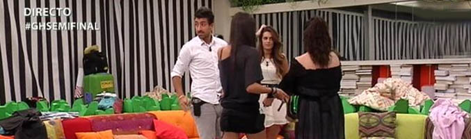 Susana, Igor, Desirée y Raky celebran su pase a la final de 'Gran hermano' 