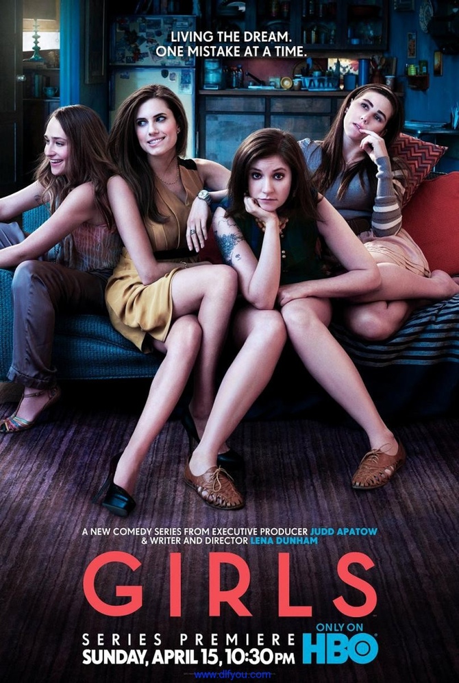 Cartel original de la serie 'Girls'