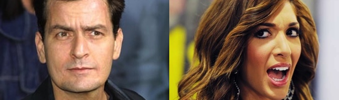 Charlie Sheen y Farrah Abraham protagonizan un sonado rifirrafe sin verse la cara