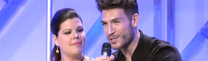 Valerio Pino en el plató de &#39;Mujeres y hombres y viceversa&#39;