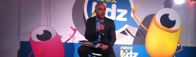 José Antonio Antón en la presentación de Neox Kidz