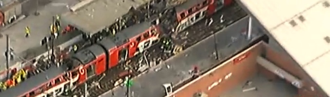 Imagen del atentado del 11-M aparecida en 'Parlamento'