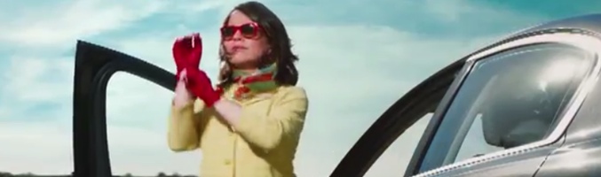 La alcaldesa Elena Biurrún en el spot de Aquarius