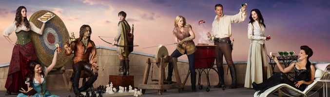 El elenco protagonista de &#39;Érase una vez&#39; promocionando la segunda temporada