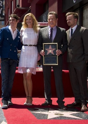 Bryan Cranston en el paseo de la fama de Hollywood