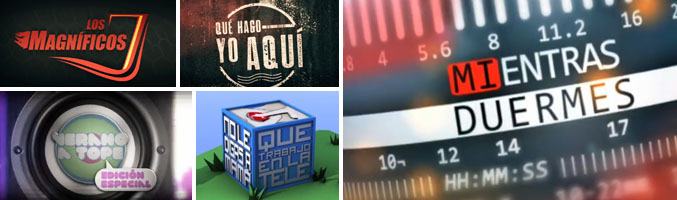 Logotipos de los programas de Luis Alberto