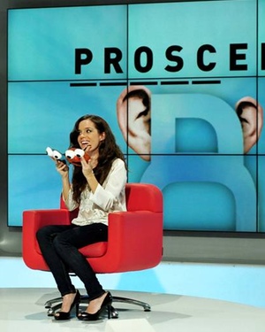 Nuria Gago concursando en 'El gran gran dictat'