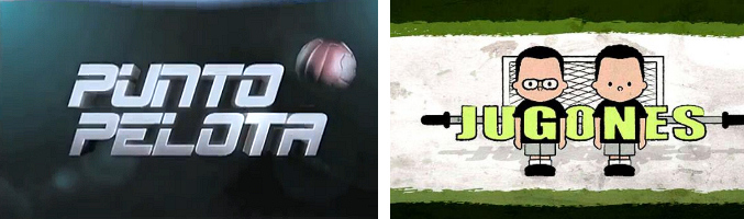 Logotipo de Punto pelota' y 'Jugones'