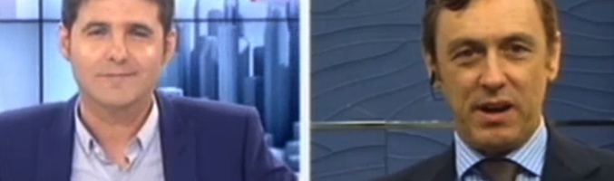 Jesús Cintora (izquierda) y Rafael Hernando (derecha) en 'Las mañanas de Cuatro'